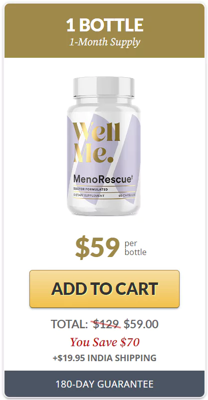 MenoRescue 1 bottle price